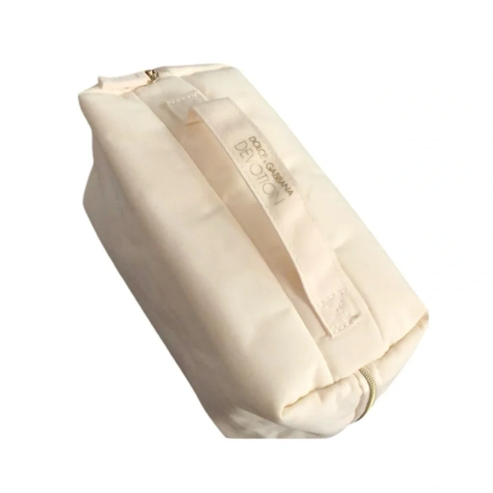 New Dolce and Gabbana Canvas Cosmetic Bag